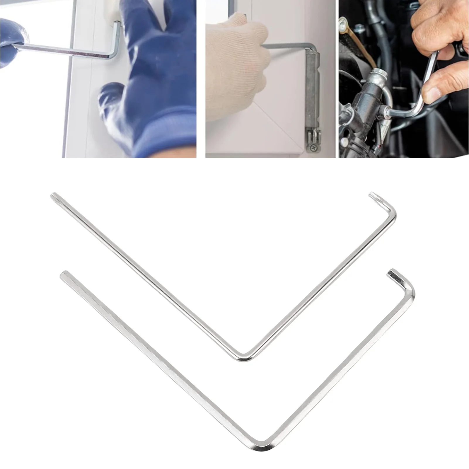 Window Adjustment Wrench 59CrV4 Steel 4mm and TX15 Portable Window Adjusting Tool User Friendly for Construction