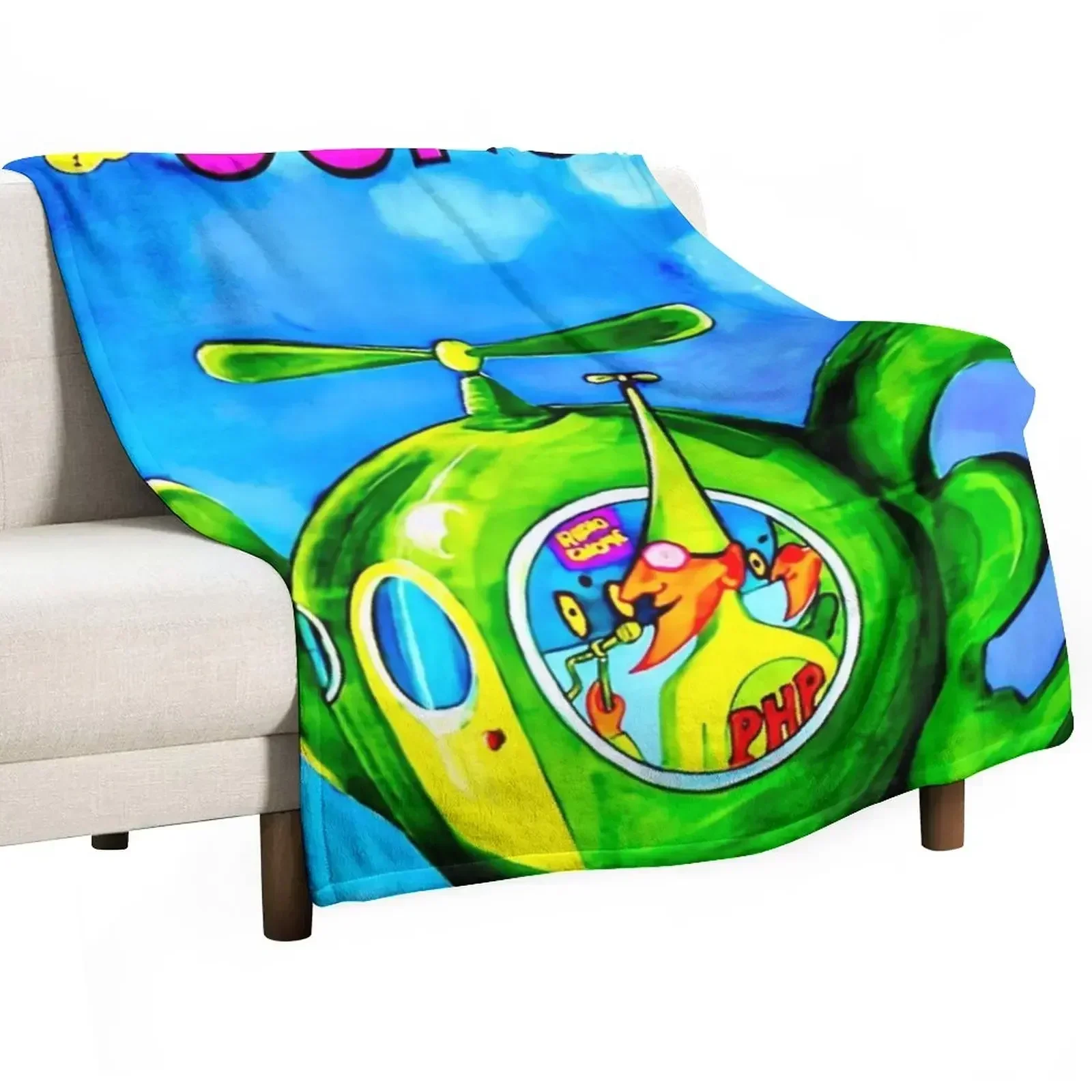 

Gong Flying Teapot Throw Blanket Bed linens Soft Plush Plaid heavy to sleep Blankets