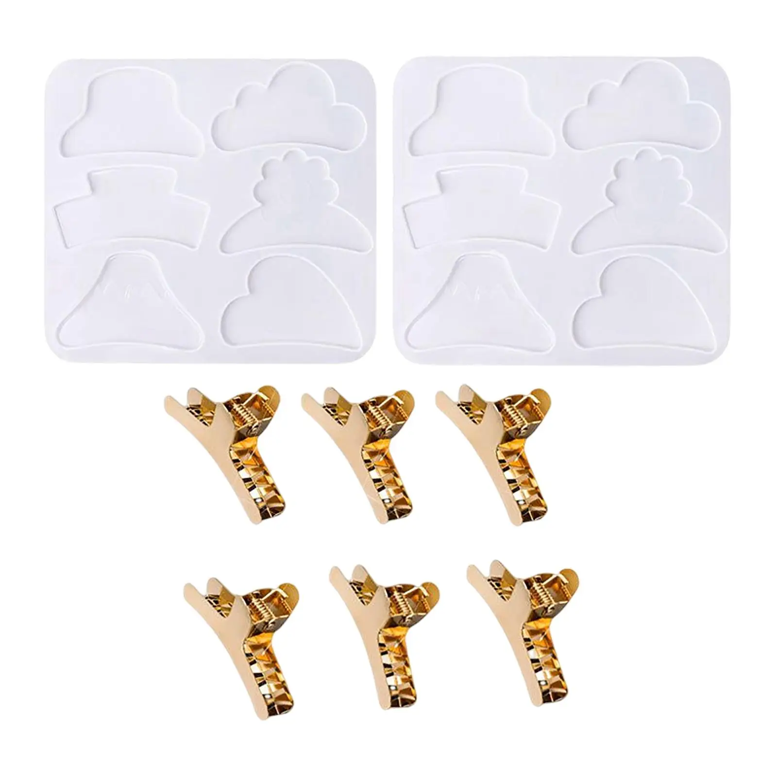 Creative Hair Clip Hairpin Hair Clips for Resin Jewelry Making Keychain Pendant Girls