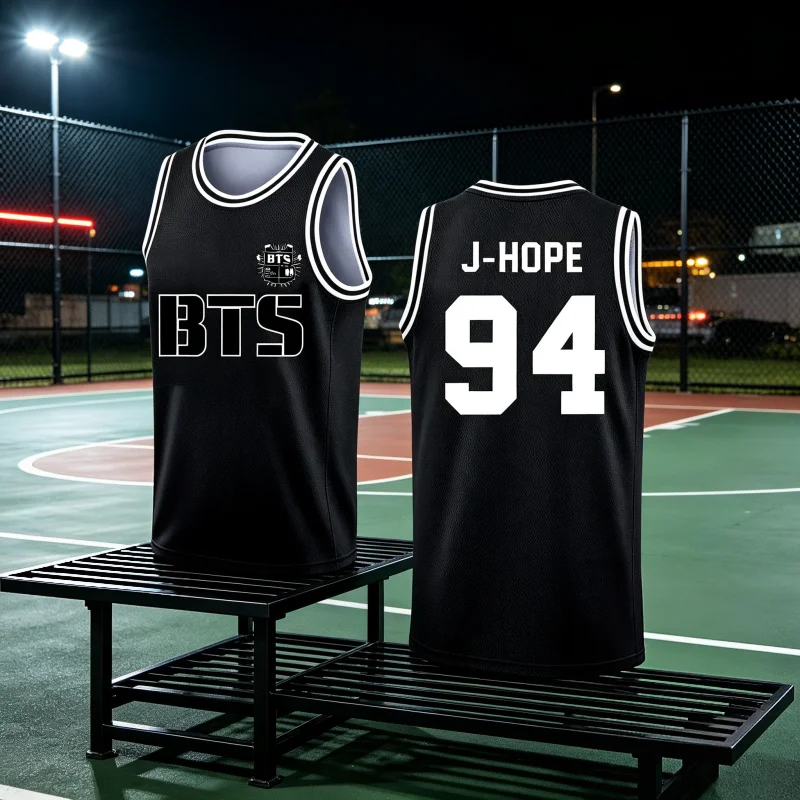 BTS Arirang World Tour 2026 New Concert Merch Unisex Basketball Jersey Kpop Y2k Breathable Tank Top Casual Shirt FamilyMatching