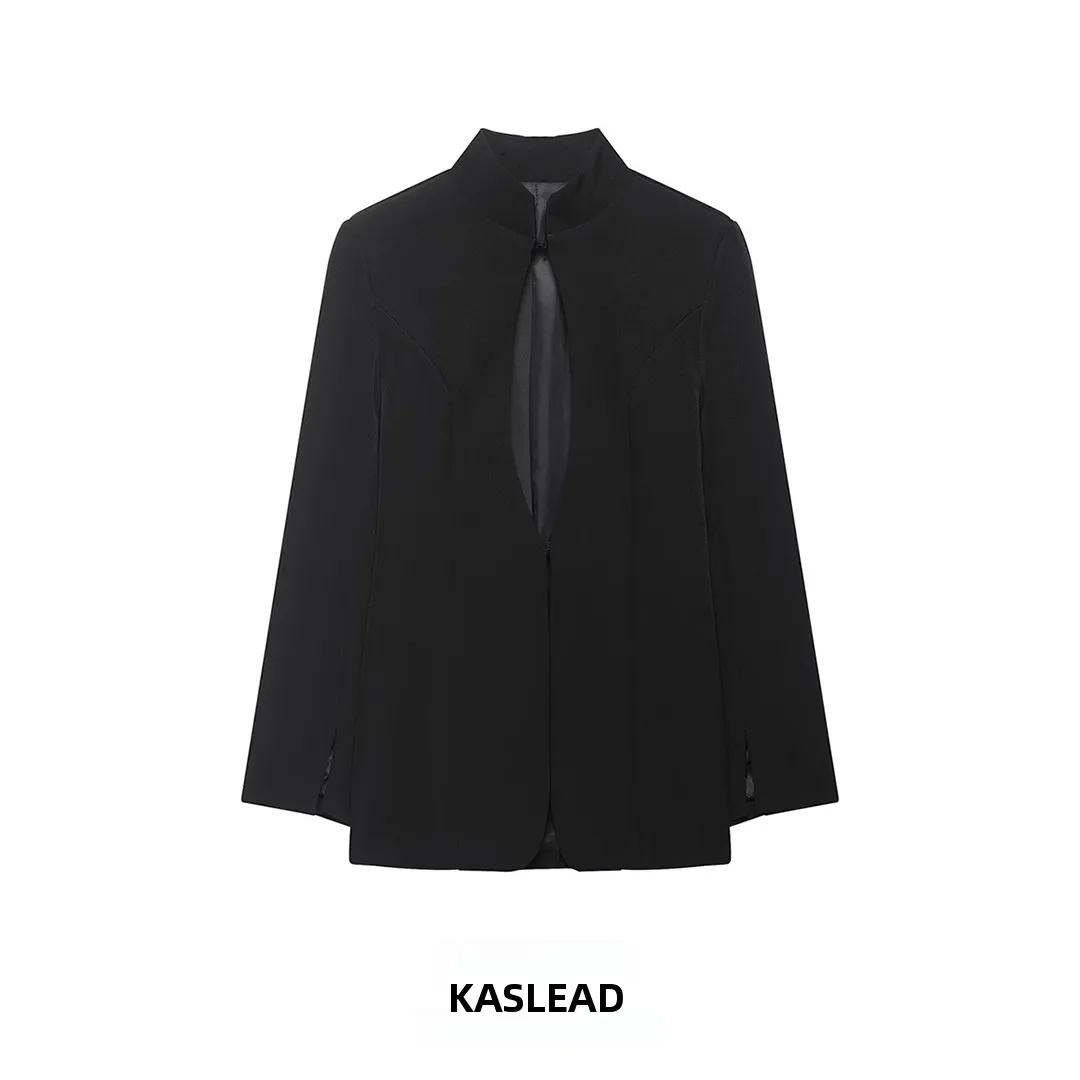 

Fashionable Hollow out Slim Fit Long Sleeve Color Western Style Coat for Women New Arrival Street Style Spring 2026