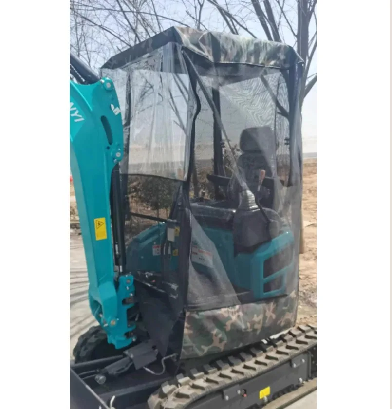 Mini Excavator Car Cover Awning Mosquito-proof Shed, Sunshade Net Shed, Sunscreen Shed  FitFor Kubota  15 17 20  30