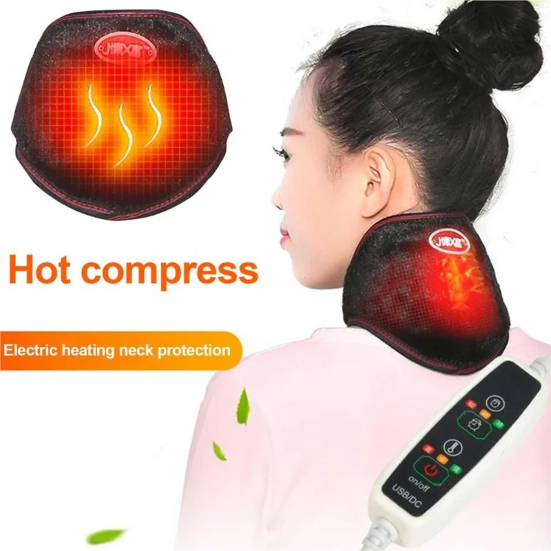 

Magnetic Heating Neck Massage Cushion, Relieve Neck Pain And PainGraphene Far-infrared Electric Heating Neck Guard