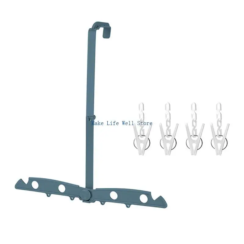 Reliable Air Conditioning Clothes Rack Colorful Underwear Hanger Convenient Clothes Drying Rack for Travel and Dormitory