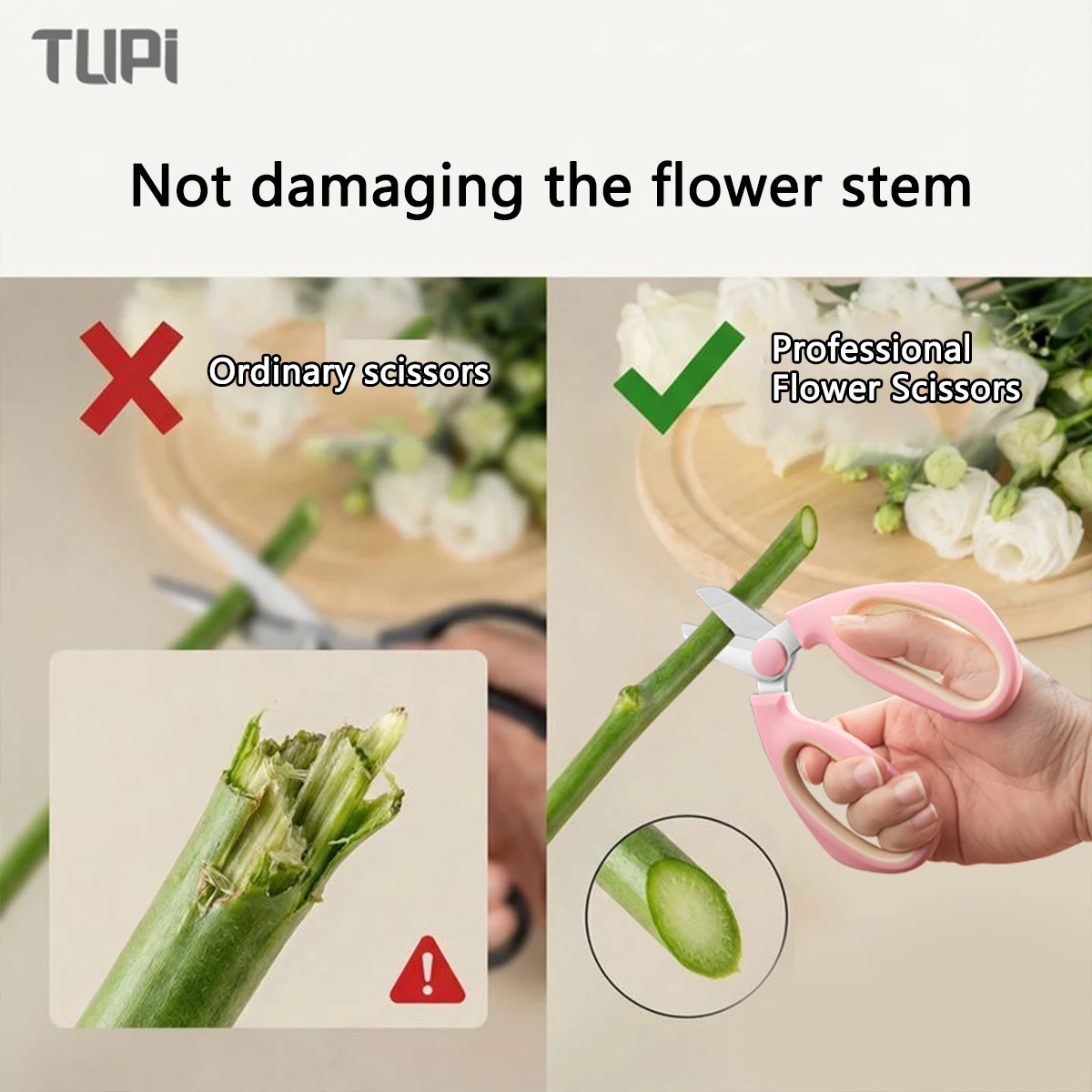 1/2Pcs,Floral Tools Set,Flower Shop Specific Pruning Scissors,Stem Thomn Strlpper, Floral Arrangement Shears, Garden Cutters