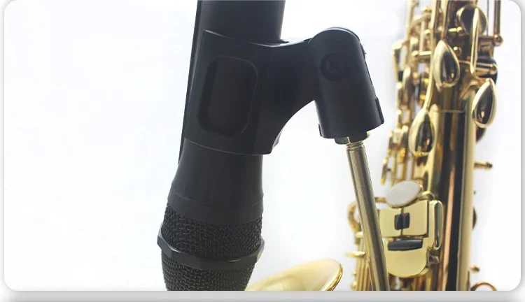 Alto/Tenor Sax Microphone Clip - Aluminum Performance Mic Stand for Live Shows view 4