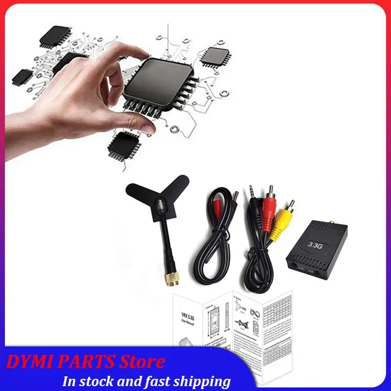 Global Sale-4X 3.3G FPV VRX Kit 8CH FPV مستقبل الفيديو لطائرة السباق بدون طيار FPV RC