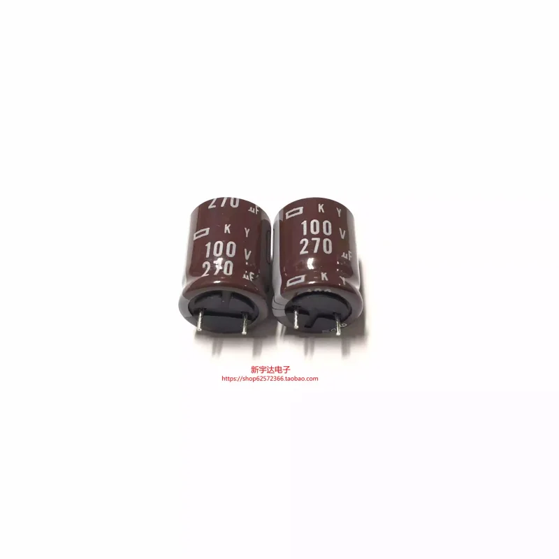 

10-100 шт. 100V270UF 16X20 Black Diamond KY Высокочастотный низкоимпедансный оригинальный электролитический конденсатор 270UF 100V