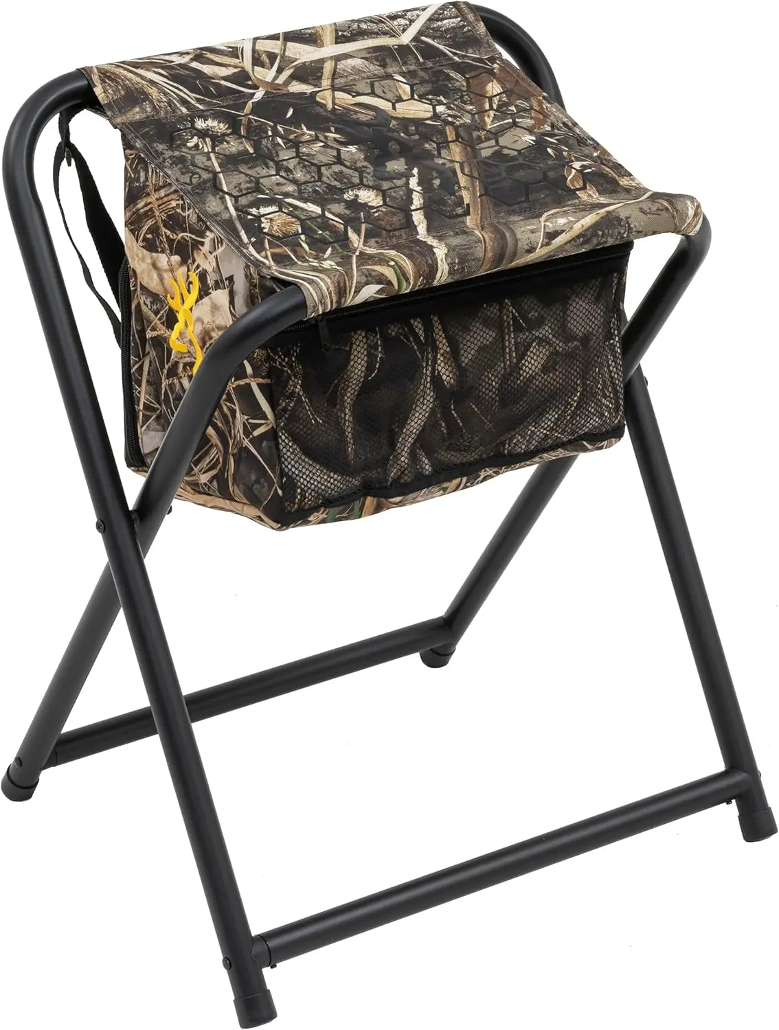 

Foldable Hunting Chair with Steel Frame, Anti-Slip Seat, and Camo Pattern - Compact and Portable for Outdoor Use