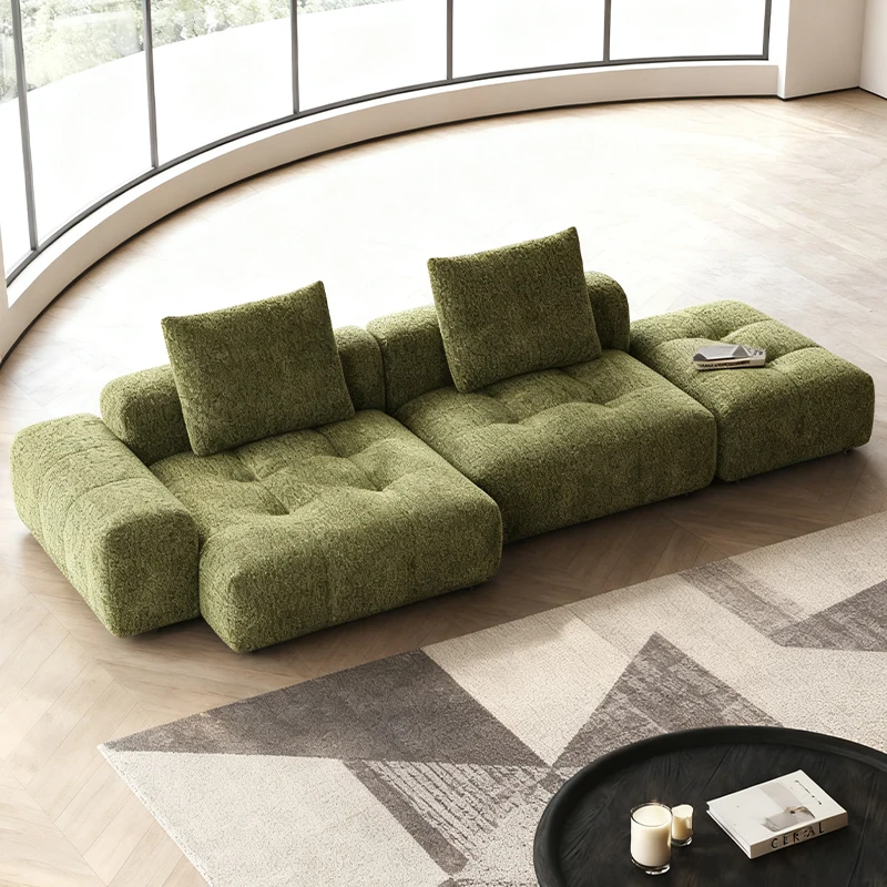 

#High Quality Factory Modern Modular Sectional Compressed Sofa Set with Sponge Filling and Fabric Cover for Living Room Luxury