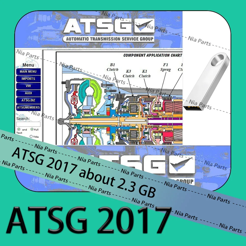 

2024 hot sell ATSG 2017 Automatic Transmissions Service Group ATSG2017 Diagnostic software inspection tools Repair Information