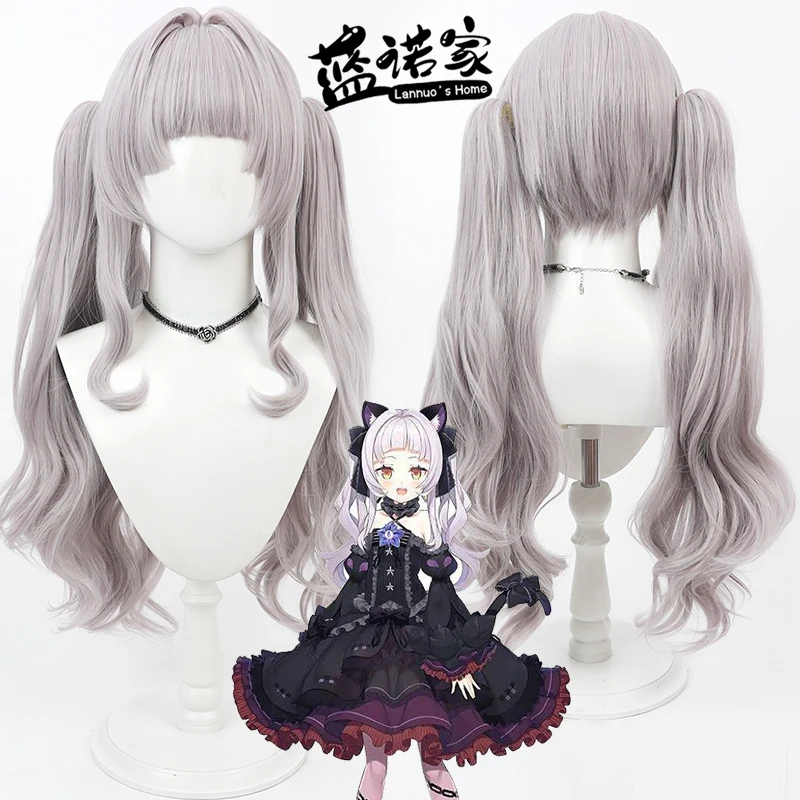 

Hololive Murasaki Shion VTuber Cosplay Wig Anime Game Role Playing Synthetic Hair Halloween Party