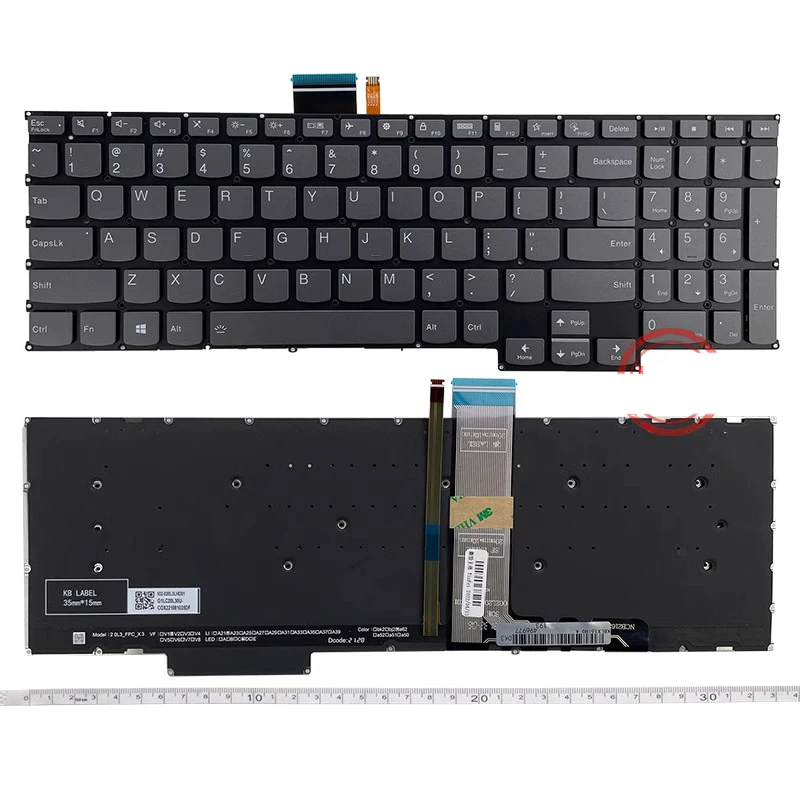 

New FOR ASUS Vivobook 17 X1702 X1702Z X1702ZA X1703 X1703ZA Keyboard US silver Backlit