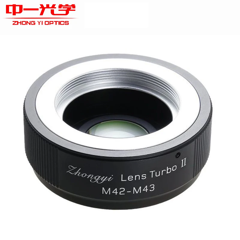 Zhongyi Optics Lens Turbo II M42-M43 Adapter Ring For M42 Mount Lens to Panasonic Olympus M43 Format Cameras