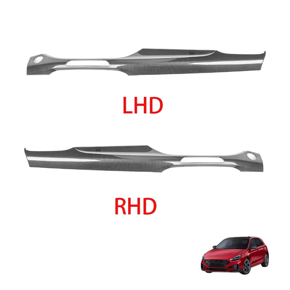 Sprzedaż akcesoriów samochodowych: dekoracyjne nakładki na deskę rozdzielczą do Hyundai I30 N 2017-2025, wersja LHD/RHD.