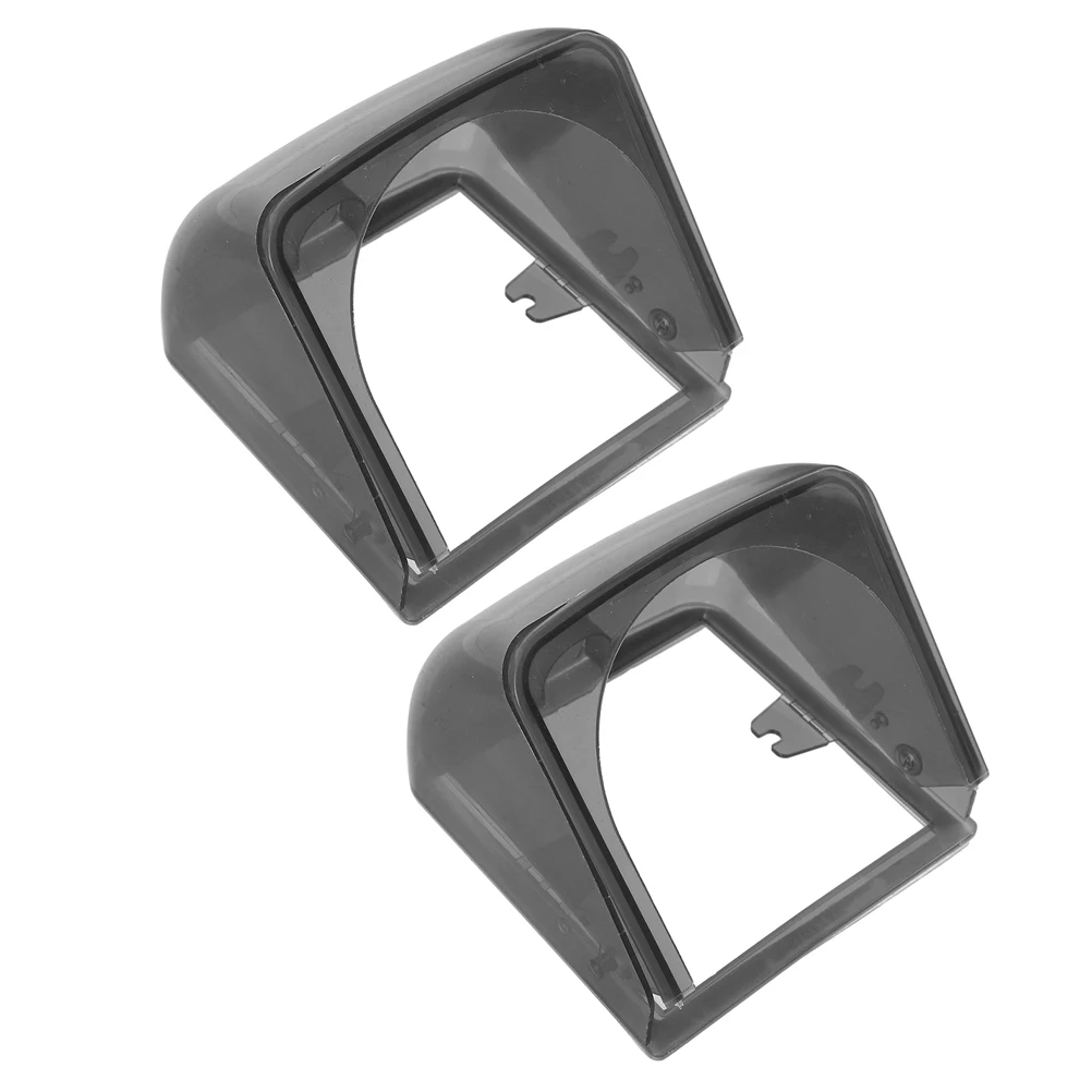 

2pcs Waterproof Socket Box Splashproof Outdoor Plug Cover Weatherproof Electrical Outlet Case Exterior Plastic Mounting