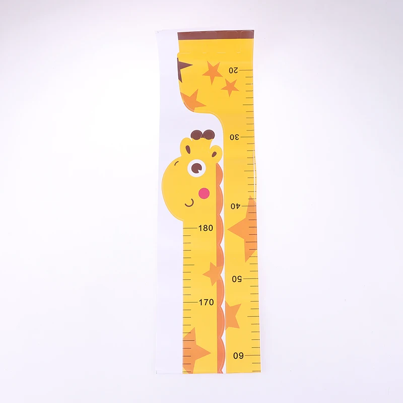 1pc Cartoon Animals Height Measure Wall Sticker Giraffe Wallpaper Child Growth Ruler Growth Chart For Kids Bedroom Baby Nursery