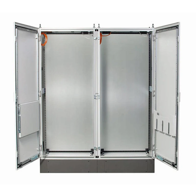 EA  IP55 Ip65 Waterproof Metal Outdoor Solar Power Box Distribution Power Box Sockent Power Station Box