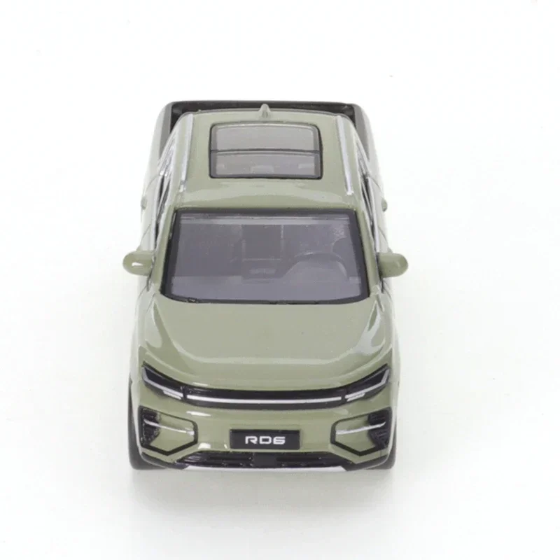 XCARTOYS Alloy Car Model Toy 1/64 Radar RD6 Pickup Truck - Morning Mist Green Friends Collect Ornaments Toy Boy Christmas Gift