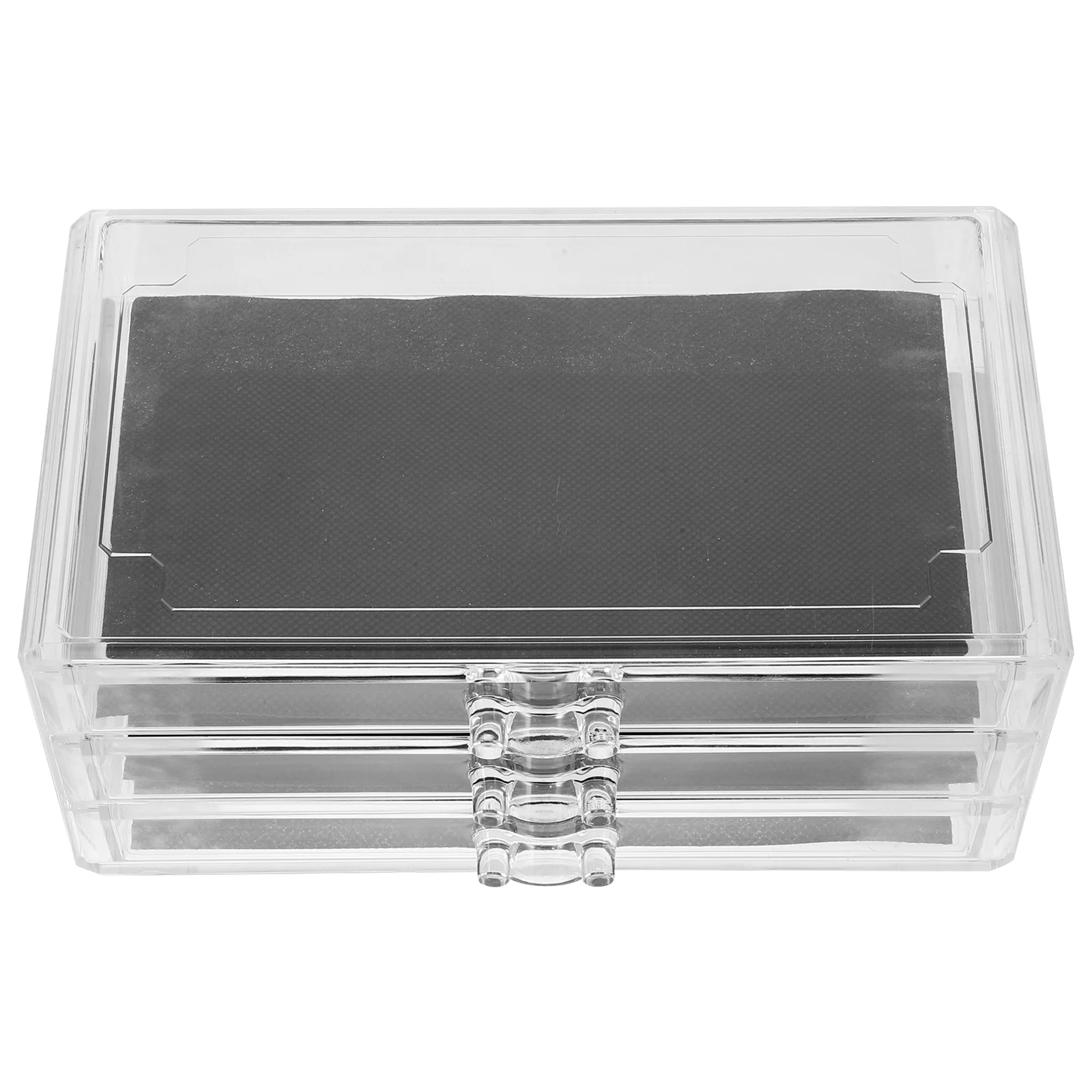 

Acrylic Storage 3 Layers Transparent Drawer Organizer Nail Art Nail Diamond Case Jewelry Makeup Container Display Case