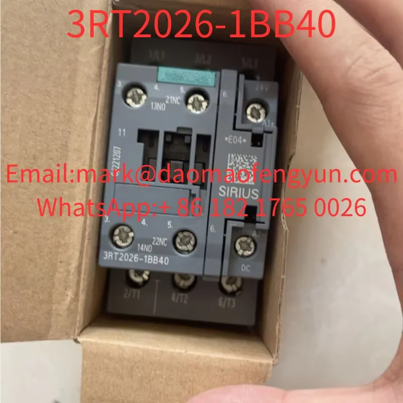 RT2016-1BB41 Brand New power, contactor, AC-3e/AC-3, 9 A, 4 kW / 400 V, 3-pole, 24 V DC,