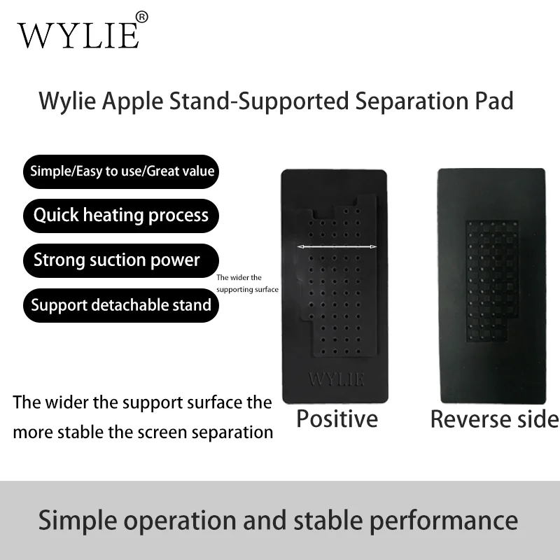 WYLIE Apple Stand-Supported Separation Pad for iPhone 12 to 17 Pro Max Motherboard BGA Repair Soldering Station Tool