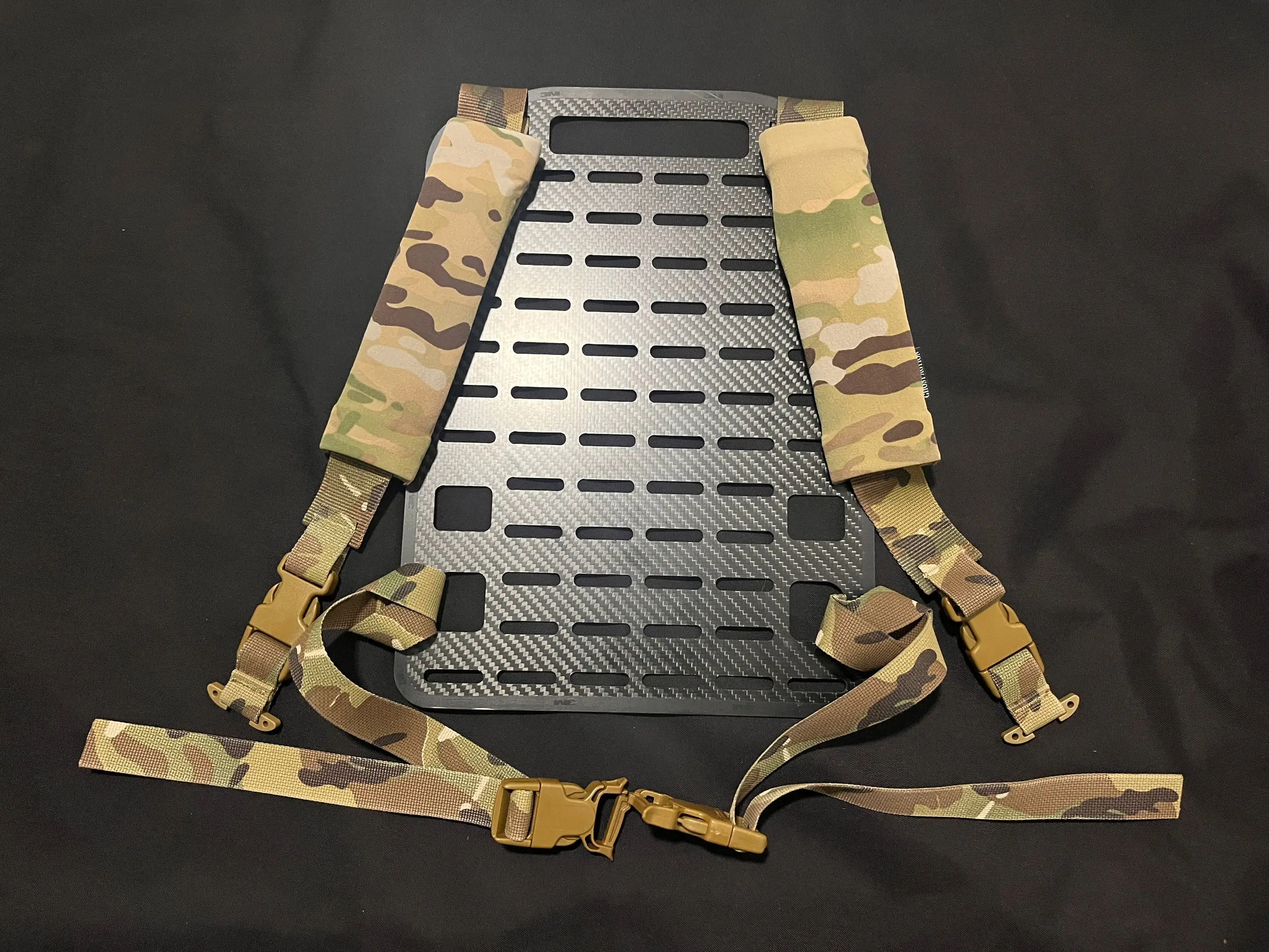 tactical-backboard-vest-backpack-carrier-carbon-fiber-backboard-plate-carrier-panel-quick-release-with-adapter-buckle