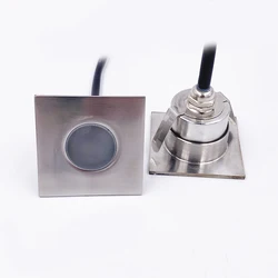 Mini Led Square Waterproof Outdoor Garden Lights Ground Floor Spot Recessed Terrace Deck Driveway Lawn Lamp RGB IP68 12V 24V 2W
