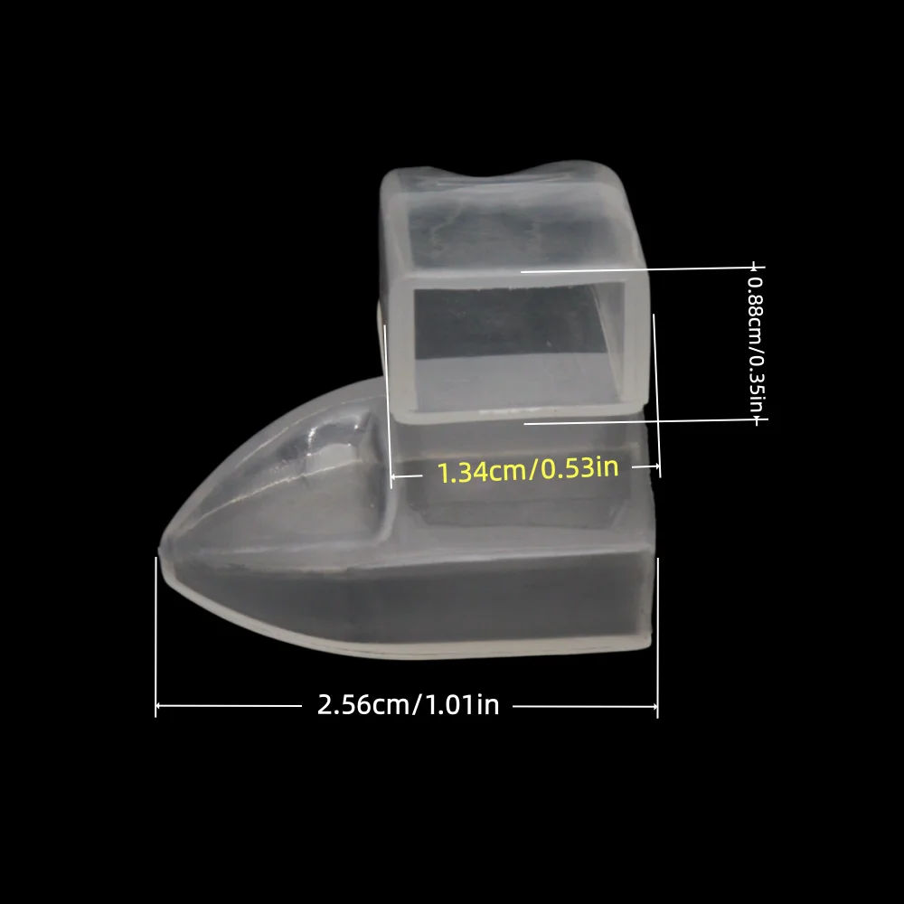 5/10/20/50Pcs Transparent Wide-Opening Cuticle Nipper Protective Cover, PVC Protective Cap for Dead Skin Pliers, Durable & Easy
