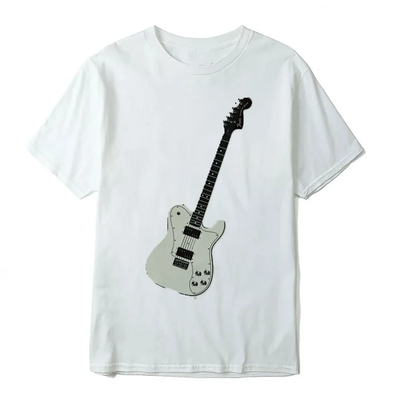 Legendary blues guitar special print street hip hop casual fashion street wear trend summer men women universal T-shirt image 4