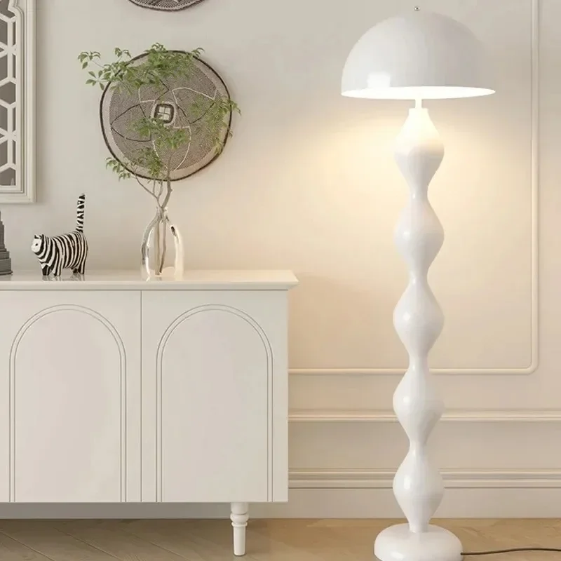 Modern Living Room Floor Lamps Mushroom Standing Lamp for Bedroom Bedside Sofa Corner Home Decoration Smooth Color Floor Lights