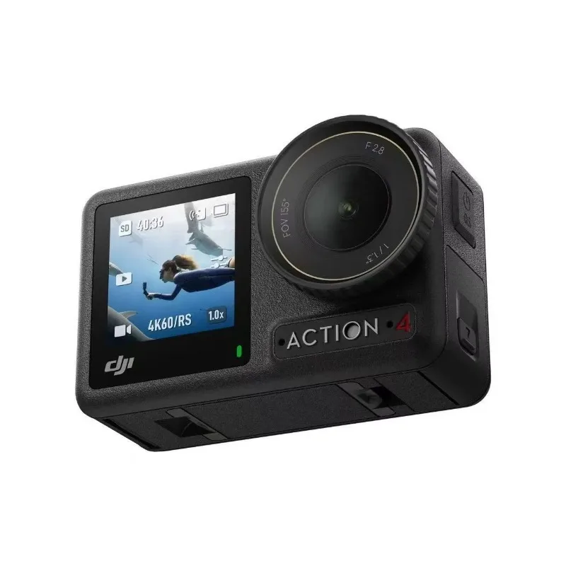 【2026】DJ I Action 4 4K/120fps Super-Wide Anti-Shake Camera For Outdoor Adventures,155° Ultra Wide Waterproof Cam,winter Ski Vide