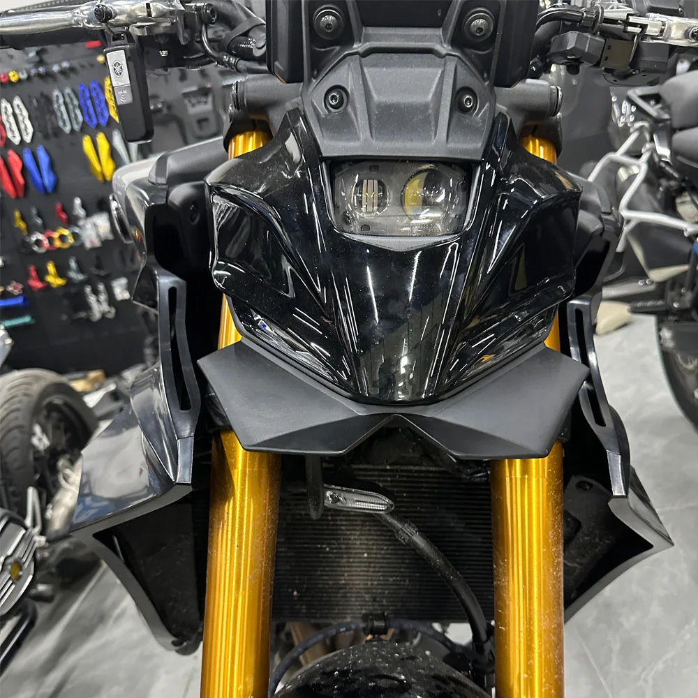 Для YAMAHA MT-09/SP 2024-2026 GP WING DOWNFORCE NAKED FRONTAL SPOILERS MT09 2024 2025 2026 передний спойлер нижний спойлер нижняя губа