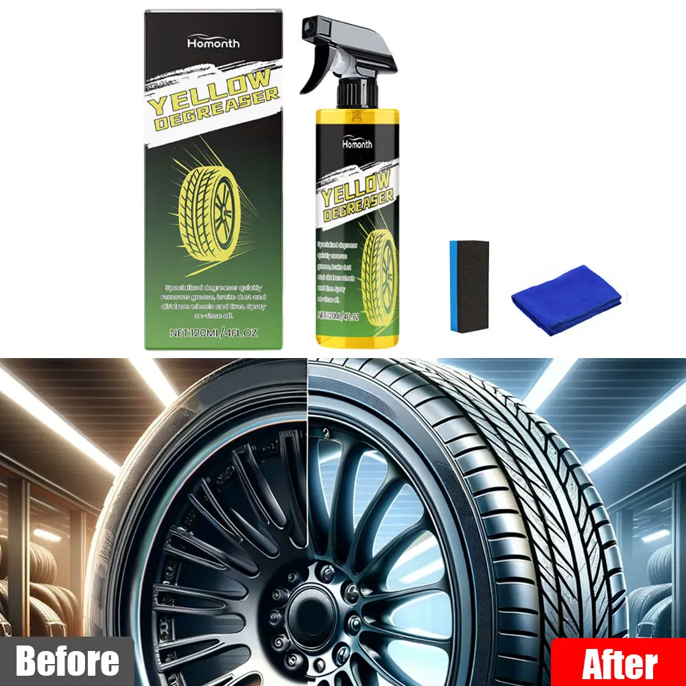 

1 комплект, поверхность автомобильных шин, 120 мл, пятно, средство для полировки, инструмент для ремонта колес, очиститель для удаления ржавчины, спрей, автоаксессуары