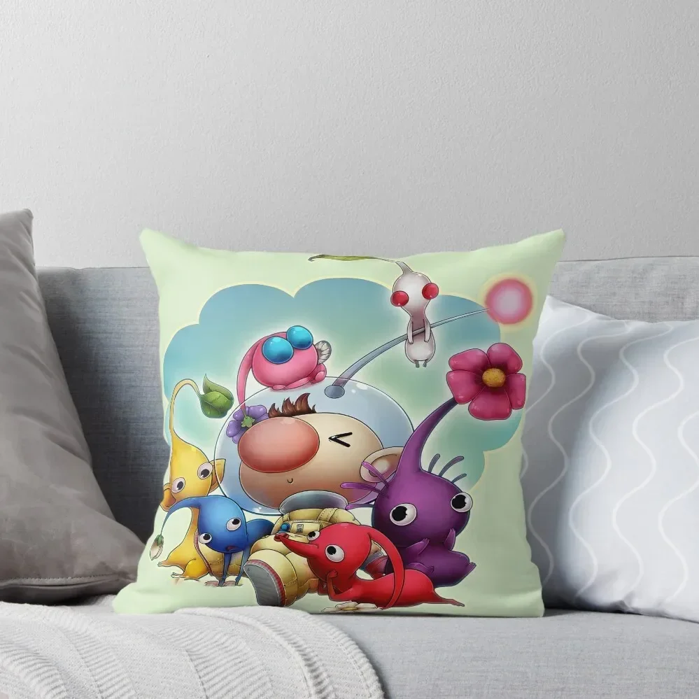 Captain olimer pikmin Throw Pillow Decorative Cushion Custom Cushion Photo Sofas Covers pillow