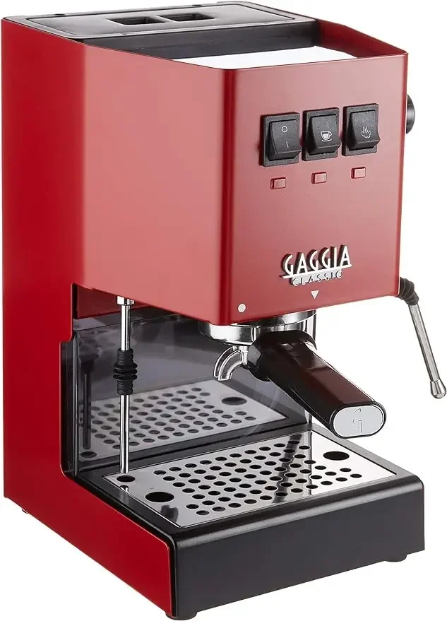 ez Classic Pro Espresso Machine, Cherry Red, for RI9380, 1.3liters