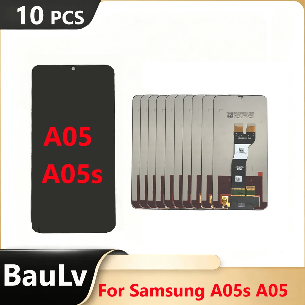 Wholesale 10 Pieces / Lot For Samsung A05 A055 A055F LCD Display Touch Screen Digitizer Assembly For Samsung A05s A057 A057F