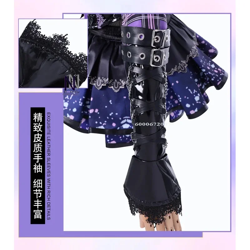 Game Naraka: Bladepoint YuLingLong Cosplay Anime New Costume Role Playing Sexy Purple Lolita Dress Wig for Women Halloween Suit