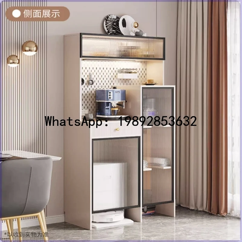 XL Eco-Friendly Sideboard Integrated Wall-Mounted High Cabinet Stone Ecovacs Robot Vacuum Storage Rack