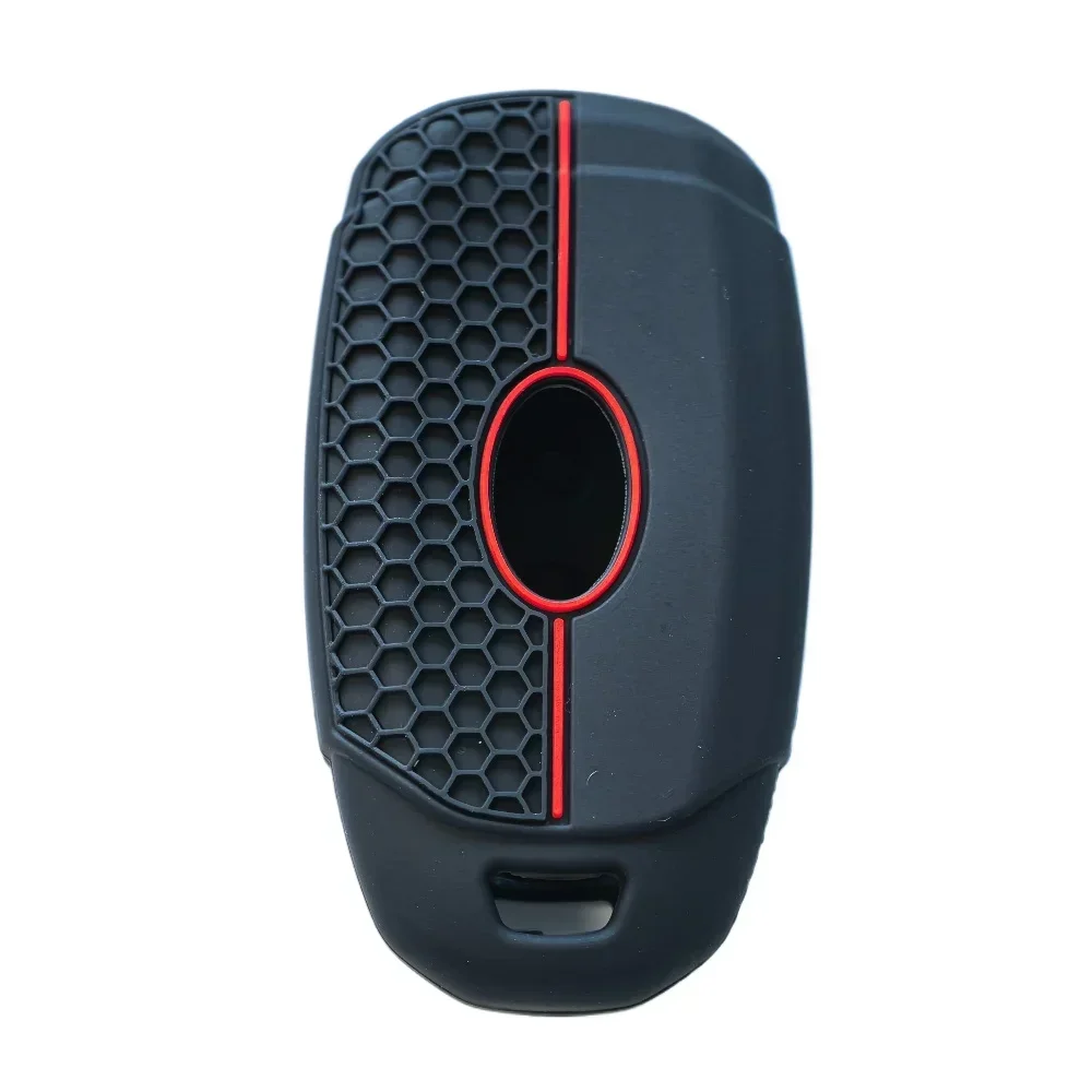 4 أزرار سيليكون حافظة مفاتيح السيارة غطاء لشركة هيونداي LA فيستا كونا 2021 Creta 2 Solaris i30 ix35 Azera ELANTRA GRANDEUR IG حقيبة مفاتيح