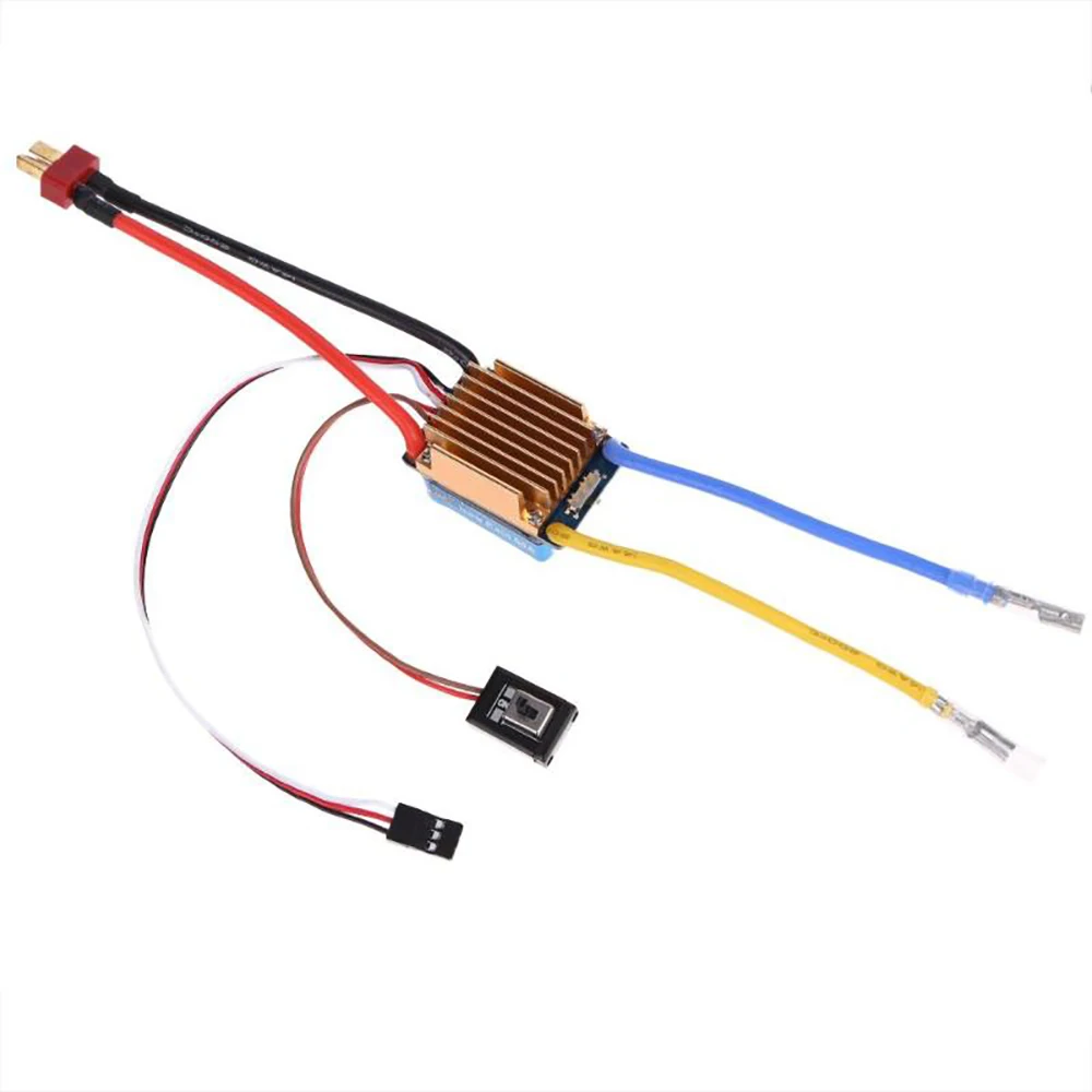 High Quality OCDAY 5-13V 320A Waterproof 3S 60A Brushed Motor ESC Electronic Speed Controller For 1/10 RC Car