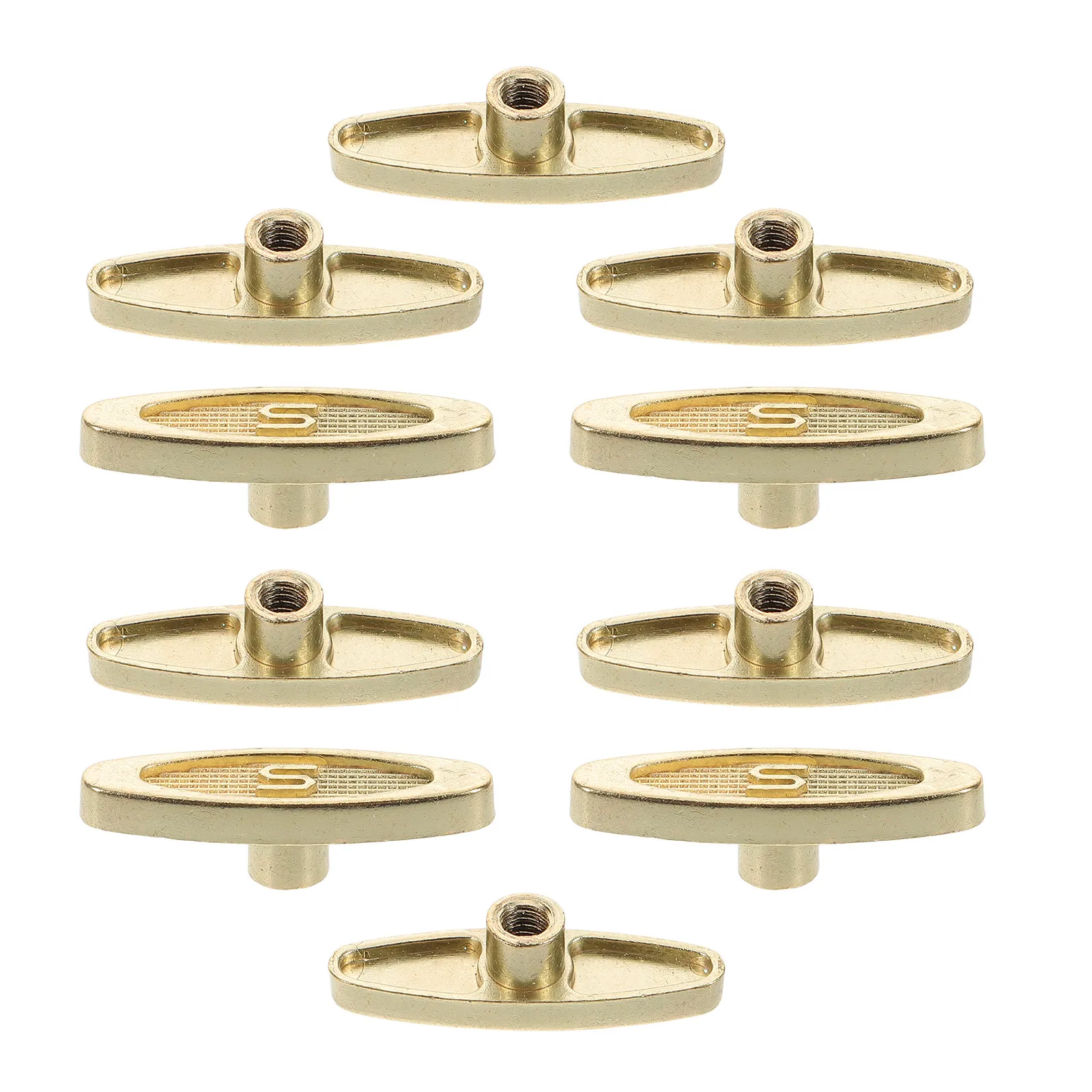 10Pcs Music Box Winding Keys T-Shaped Ergonomic Metal Key for Wind Up Music Box Rotation Mechanism DIY Repair Supply Part