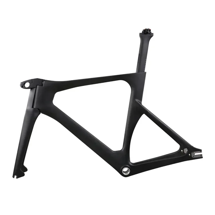 Carbon fiber track bike frame