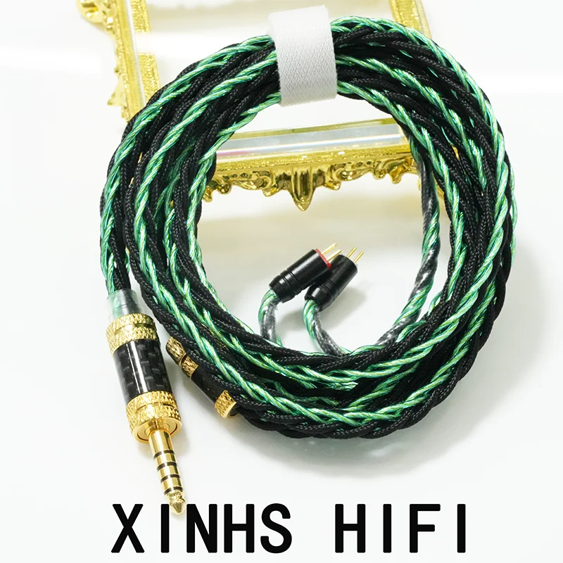 

XINHS R11 8-Core Cotton Yarn+Single Crystal Copper Earphone Upgrade Cable