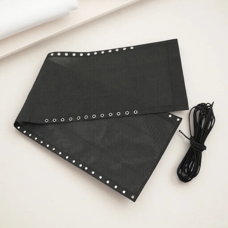 

Foldable Chair Replacement Fabric Breathable Canvas Cloth Outdoor Balcony Chairs Black Set Ropes Durable Repair Supplies Lounge