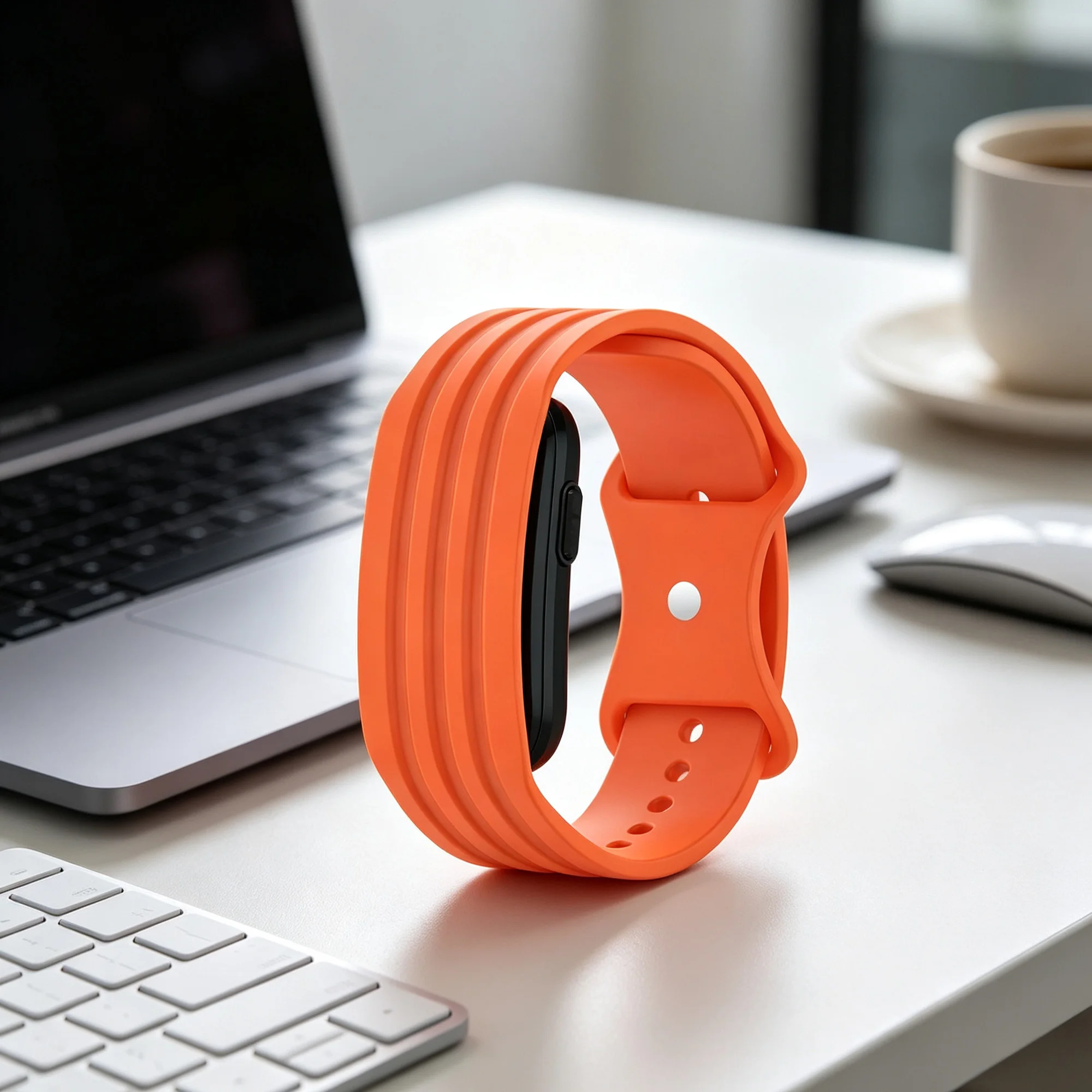 Sports Silicone Strap For Garmin CIRQA Eight Character Buckle Comfortable Replacement Wristband Garmin CIRQA Bracelet Accessory