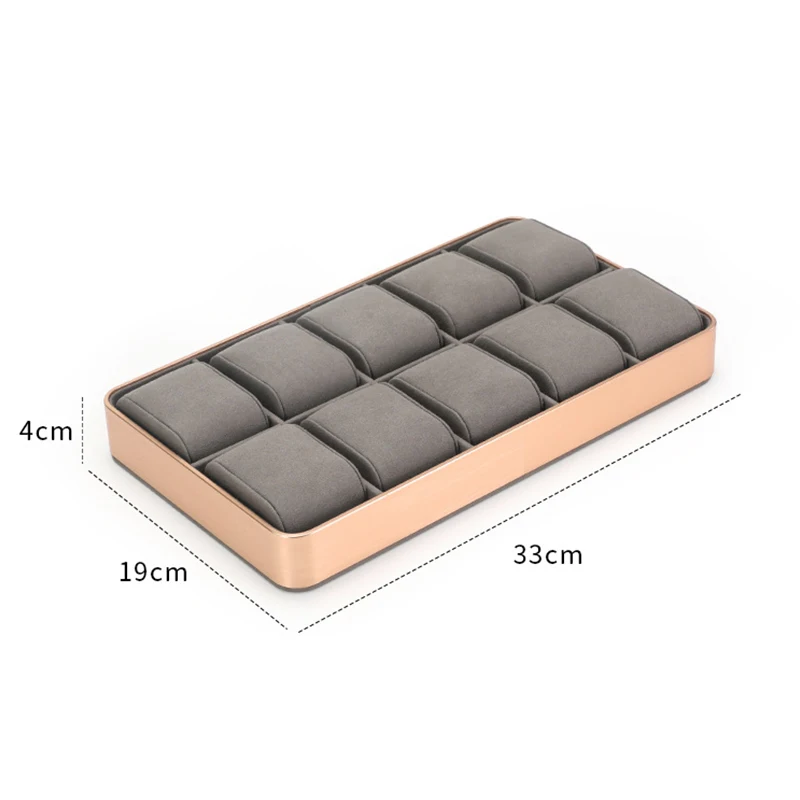 High-end metal frame watch display tray, watch display prop counter, wristwatch display stand
