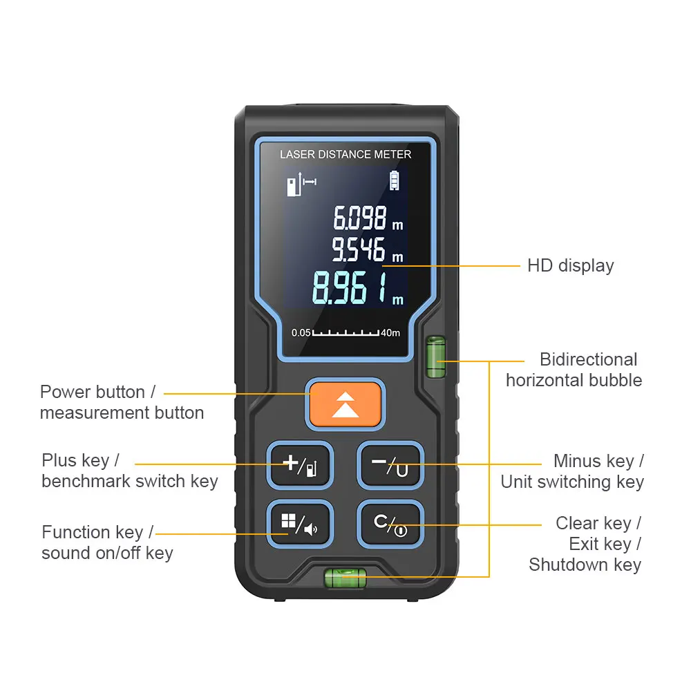 Лазерный дальномер RZ, 80/100 м