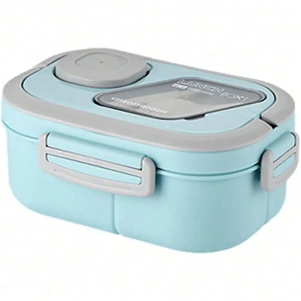 Stackable Bento Box, Eliminates worries about food leakage while carrying, adult sized with handle and cutlery, microwave safe for easy reheating, ideal gift for family