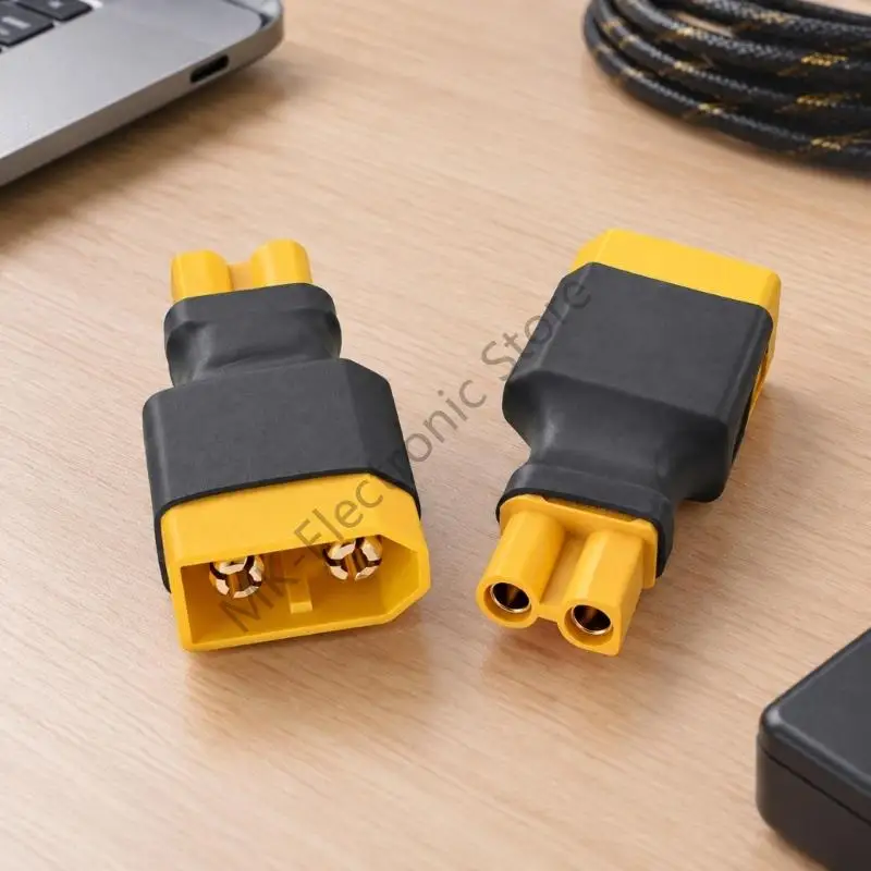 XT30 to 60 Power Junction Connector for Mismatched Battery Wiring and ESC Wiring Connecting Without Any Soldering